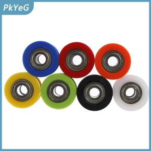 PkYeG Con lăn Xích 10mm con lăn điều chỉnh căng thẳng ròng rọc dẫn hướng bánh xe Pit Dirt Bike