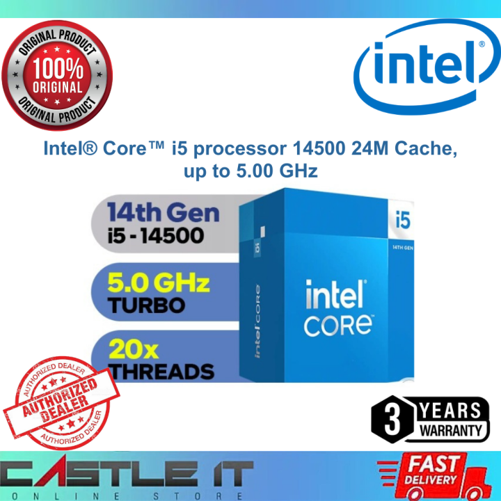 Intel core i5 14th 14500 i5 14500 processor 14 cores 20 threads 5ghz