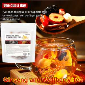 Kidney Support Tea for Men with Organic Ginseng Goji Berry Herbal Detox Tea Bags