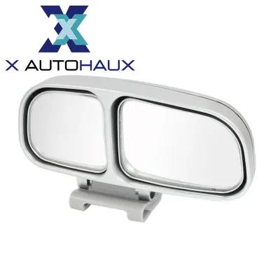 X AUTOHAUX Convex Car Right/Left Side Wide Angle Rear View Blind Spot Auxiliary Mirror Black