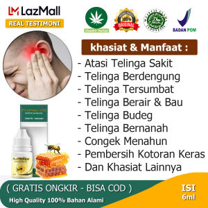 Obat Telinga Ber Air Dan Bau Kuping Budeg Sakit Telinga Bagian Dalam Keluar Nanah Propolis Asli Original