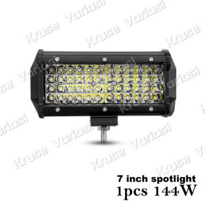 2PCS Lampu SOROT Tembank Sorot  CWL 48 Mata 144W Led WARNA PUTIH 144 Watt Mobil Motor Tahan Air 12V/24V Worklight Untuk Mobil Sepeda Motor Trail Mobil