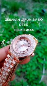 JAM PERMATA FASHION WANITA COD ☑️ JAM TANGAN WANITA ANTI AIR REALPICK JAM TANGAN IMPORT BATAM JAM TANGAN KASUAL WANITA MOTIF PERMATA MIRETE ORIGINAL
