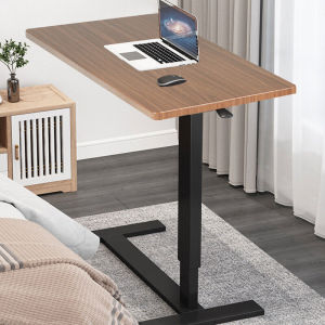 Overbed Bedside Table with Wheels 80x40x89.5cm C Shape Side Table Adjustable Height Hospital Bed End Table Sofa Large Laptop Table Living Room