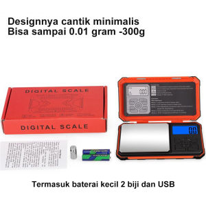Timbangan Digital Elektronik Buah /300g/0.01/Digital mini/Trompet timbangan digital gram mini