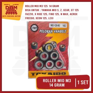 Roller Mio M3 14 Gram (TOKAIDO) Peloran Vanbelt Batu Timbangan Roler Weight Set Racing NMax Aerox