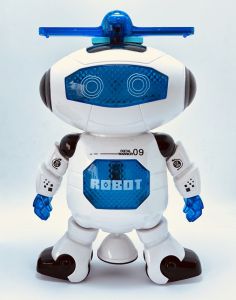 Đồ Chơi Robot Thông Minh Nhảy Múa Hát Xoay 360 Độ Có Đèn Và Nhạc Cho Bé Lồng Đèn Robot Cho Bé