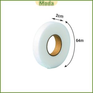 Moda 64m/Roll Double Sided Interlining Adhesive Fabric Black White Clothes Apparel Tape