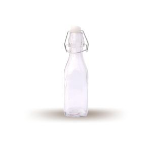 Botol Bormioli Swing Kotak 500 mL | Botol Kaca 500 mL Tutup Kait | Botol 0.5 liter | Glass Bottle