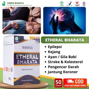 Obat Epilepsi Kejang Ayan Stroke Herbal Etheral Bharata 100% Asli