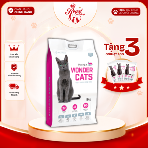 [HỎA TỐC / DATE MỚII] Wonder Cats 5Kg - Thức ăn hạt cho mèo mọi lứa tuổi túi 5Kg nhập khẩu Hàn Quốc