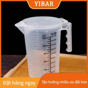 YIBAR MAOHONG 100 250 500ml đo ly Jug rõ ràng Baking nhà bếp bột nước với bìa SC