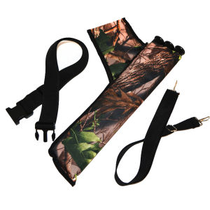 Arrow Quiver 3-Tubes Hip Quiver Belt Waist  Archery Arrow Holder for Right Hand Left Hand