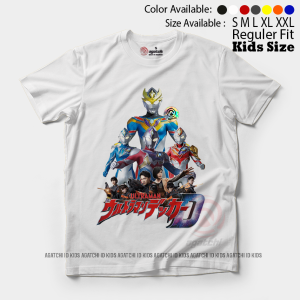 Baju Kaos Atasan Anak Laki Laki Agatchi Motif Ultraman Decker