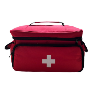 Durability Polyester First Aid Planner Pouch For Family Travel Road Emergencies Secure Protection