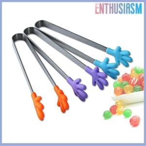 【Enthusiasm】🌟🌟【Hot Sale】🎈 ที่คีบน้ำแข็งทำจากซิลิโคนสำหรับทำอาหารในครัวที่คีบสลัดบาร์บีคิวแบบใช้มือ