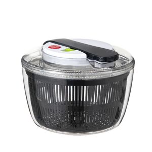 HISTO 3 L Capacity Vegetable Salad Spinner Household Quick Spin Lettuce Leaf Dehydrator Vegetable Dryer Press-type Vegetable Washer Kitchen Use