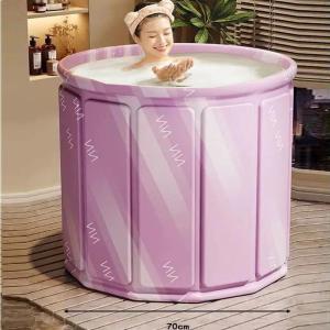 Foldable Bath Tub Portable Bathtub Full Body Thickened Bath Bucket Long Term Temperature Locked Bathtub