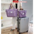 Túi Xách Du Lịch Đa Năng, Túi Du Lịch Nam, Nữ 2 Tầng, Gấp Gọn, Chống Thấm, Đựng Quần Áo, đồ mỹ phẩm có ngăn để giày. 