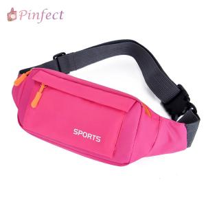 [Pinfect] Oxford Waterproof Waist Pack Women Men Fashion Zipper Fanny Bum Pouch Travel Outdoor Sports Casual Small Crossbody Chest Purse