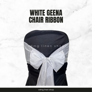 Geena Ribbon for Monoblock Chair Ribbon Catering Events Ribbon geena