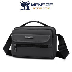 MENSPE Mens Shoulder Bag Handbag Waterproof Messenger Bag Phone Bag Outdoor Casual Bag Travel Bag Business Bag Large Capacity Cross Body Bag Lightweight Bag Leisure Sport Street Bag