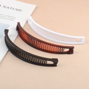 Korean Lazy Banana Clips Version Wave Hairpin Bangs Comb Banana Clip Simple Hair Curler 1/2pcs