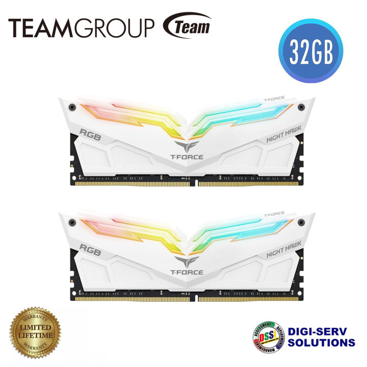 Team Elite T-Force Night Hawk Legend 32GB (2X16GB) DDR4 3600mhz