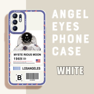 UCUC Phone Case For OPPO Reno 7Z 5G Reno 6 4G Reno6 5G Pro Reno 6Z Oppo reno7 z 5G Phone Casing America NASA Space Astronaut Soft Rubber Full Cover Camera Protection Shockproof Case