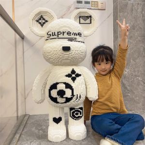 FENAFE【♥️️️BEST♥️】55CM Mainan Nano Balok 11000pcs Violent Bear Kuromi Doraemon Strawberry Bear Series Block Bricks 3D Nano Block DIY Block Toys Birthday Gift Christmas Gift