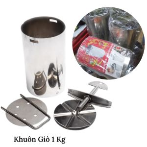 Khuôn Làm Giò Thủ Chả Lụa Bằng Inox 2 Kg