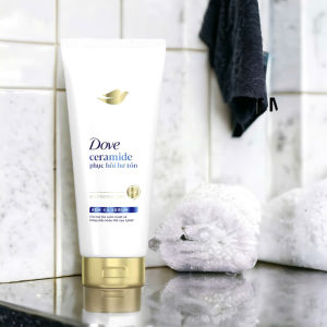 Kem xả Serum Dove Ceramide Phục hồi hư tổn / Biotin Ngăn gãy rụng tóc 320g
