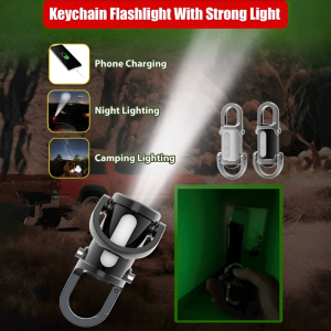 Multifunctional mini burst bright strong light waist hanging light