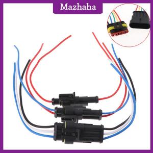 Mazhaha 1 2 3 4 5 6Pin Female Male Waterproof Electrical Cable Auto Connector Car Plug