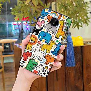 Tassel Bell Phone Case For Nokia C10/C20 Cartoon Anti-knock Full wrap Graffiti Soft case Waterproof Cute TPU Durable