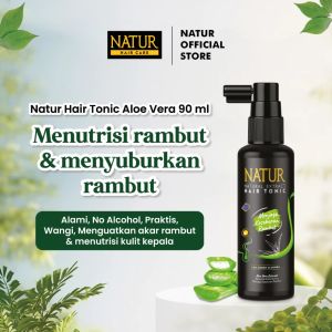 Klik-Beli NATUR Hair Tonic Series 90ml Tonik Perawatan Rambut Rontok Ginseng Extract Anti Hair Fall Menutrisi Menyuburkan Rambut