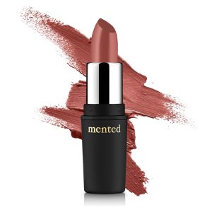 Mented Cosmetics Nude Lipstick for Women Semi-Matte Long-Lasting Lip Stick Moisturizing Vegan Paraben & Cruelty-Free Enhances All Complexions Perfect for Everyday Makeup Dark Night