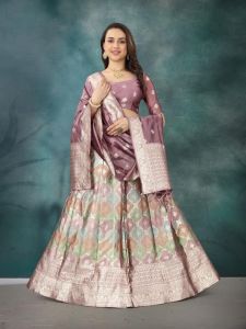 [PRE-ORDER] SEMISTITCHED BANARASI LEHANGA CHOLI {ETA:2026-12-31}