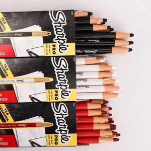 "Available" 1pcs Sanfu roll paper drawing eyebrow pencil marker tattoo positioning marker black red white eyebrow pencil permanent makeup accessories