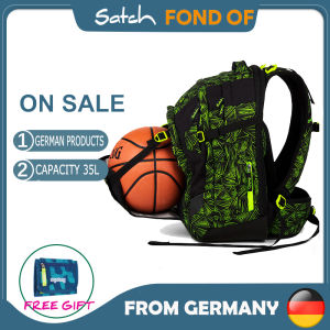 35L Satch MAT School Ergonomic Backpack With Adjustable Reflective Strap Protect Spine Child Bag [German Brand]