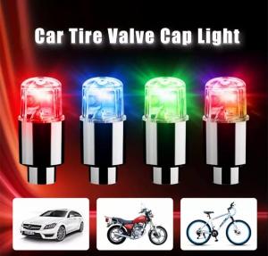 ERANPO Wholesale 20/30/50Pcs Bike Car Motorcycle Wheel Tire Tyre Valve Cap Flash LED Light Spoke Lamp Red/Blue/Green/Multicolor 1