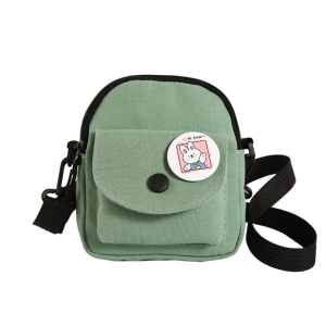 Túi nữ vải trơn đeo chéo xinh xắn thời trang hàn quốc messenger học sinh du lịch đáng yêu đẹp rẻ