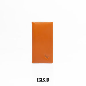 Dompet Panjang Pria Kulit Sapi Jenis Pull Up Slim Kaya Slot Kartu Ruang Koin Resleting Keren Elegan
