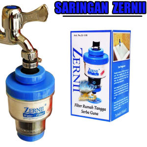 Beauty ZERNII Filter Air Zernii Penyaring Air /Karbon Filter Penjernih Air / Kapas Zernii Filter Zerni Kran Penjernih Air Filter Keran Air Water Filter Serbaguna Saringan Air Zerni - Biru