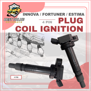 DENSO IGNITION COIL 4PIN  TOYOTA HILUX INNOVA TGN40 TGN51 FORTUNER ESTIMA ACR50 VELFIRE ANH20 CAMRY ACV40 90919-T2001