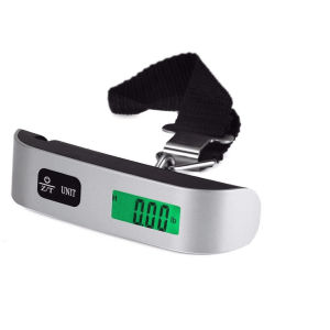 [SG] Electronic Digital Luggage Scale – 50KG Hanging Scale for Suitcases Travel and Portable Use