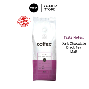 Coffex Mokka Arabica & Robusta Whole Coffee Beans 1kg | Medium Roast | Premium Quality