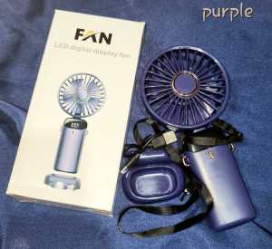 kipas angin mini portable serbaguna kipas angin led 5 fan speed wind leher untuk kantor olahraga sekolah