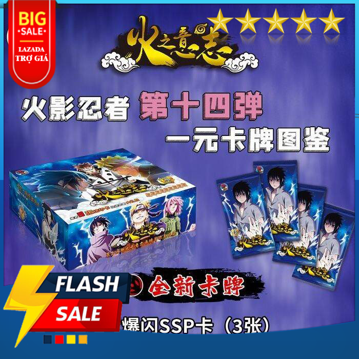 (FREE SHIP - HOÀN TIỀN) Gói Thẻ Bài Naruto Khủng Long Nhỏ Thẻ Phiên Bản ...