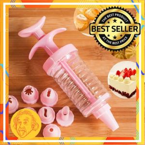 (FREE BUBBLEWRAP) Alat Hias Kue Tart Cake Decoration 8 in 1 Pen Penghias Kue Tart Cookies Icing Pastry Art by Einstein-Store